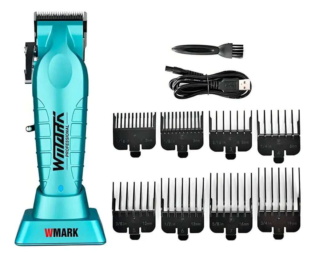 Cortadora de Pelo Inalámbrica Wmark NG 317 Celeste 
