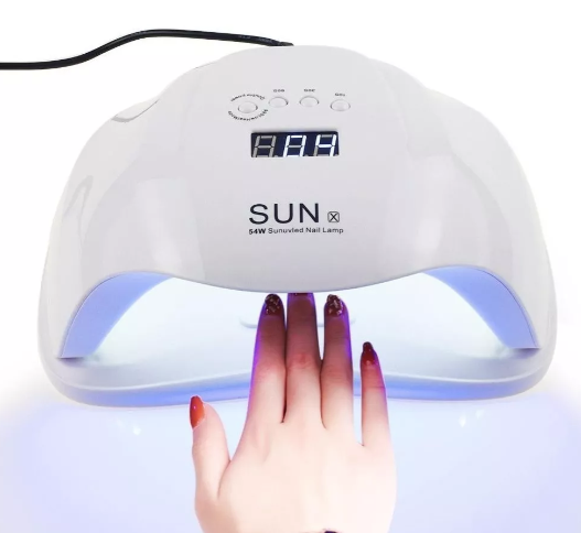 Lámpara Uñas Led-uv Sunx 54w Profesional Color Blanco