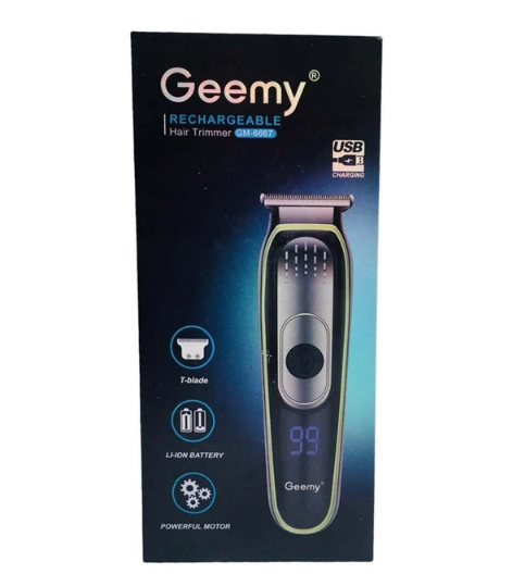 Maquina Peluquera Inalambrica Peluquera Barbería Gemei 6667