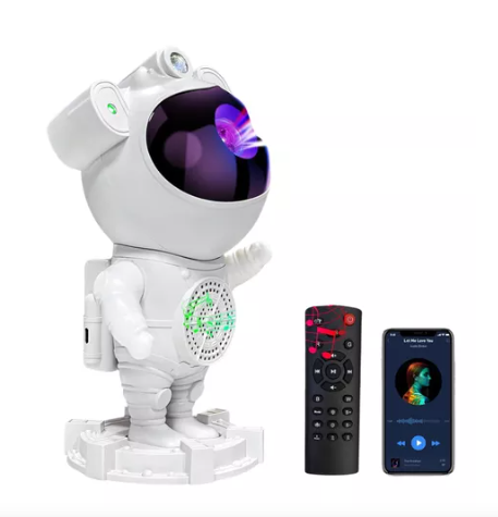 Proyector Galaxias Luna Astronauta Bluetooth Parlante Niños