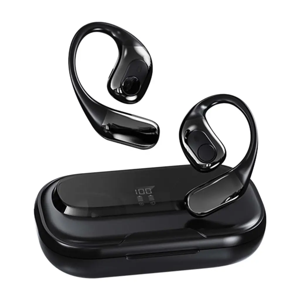 Auricular de Traducción T23 Bluetooth con Reducción de Ruido, Traductor Multilinge en Tiempo Real para Reuniones de Negocios, Recepciones Internacionales, Alcance Inalámbrico de 10 M, Cómodo Diseño de Gancho para la Oreja
