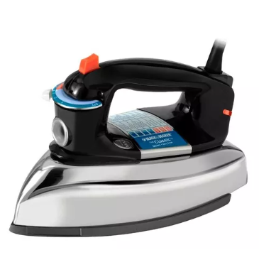 Plancha Metálica A Vapor Universal Royal Iu-660t Color Negro