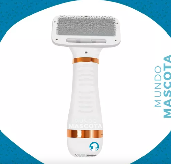 Cepillo Secador Para Mascotas 2 En 1 Pet Grooming Dryer Color Blanco