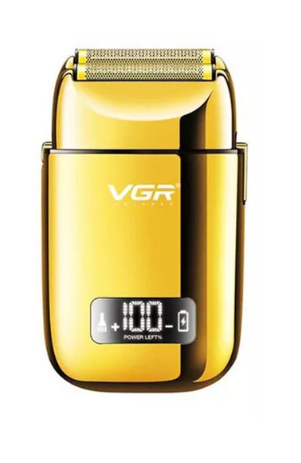 Rasuradora Afeitadora De Pelo Shaver Vgr V-338 Dorada Color Dorado