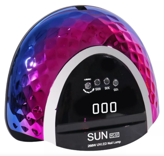 Lámpara De Uñas Secador Uv Led 268w Rgb Profesional Sun Yc57 Color Bicolor 110v/220v