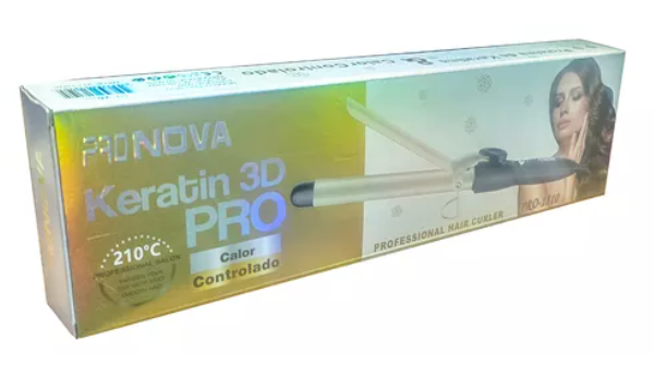 Rizadora Cabello Keratina 3d Proteina Calor Controlado