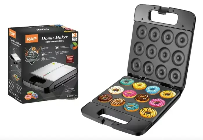 Donut Maker Marca Raf 12 Donuts 110v 1400w