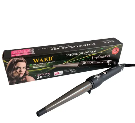  Rizador cónico ondas de sirena temperatura de 450 marca Waer