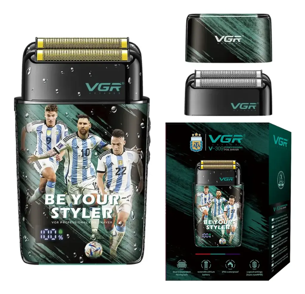 Afeitadora Electrica Rasuradora Recargable Vgr V-309