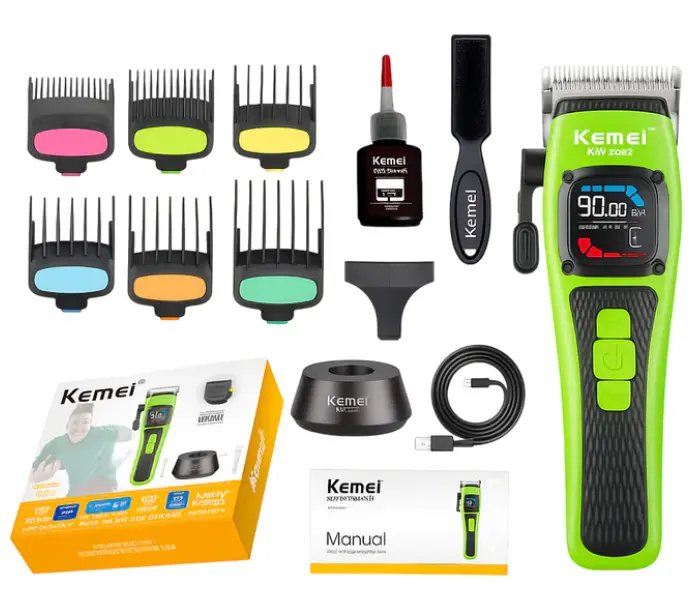 Kemei 1862 cortadora de pelo profesional inalámbrica 