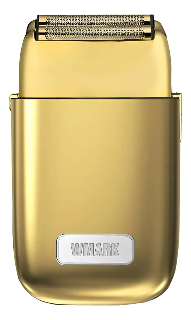 Maquina Rasuradora Wmark Ng-989 Inalámbrica Con Repuesto Dorada