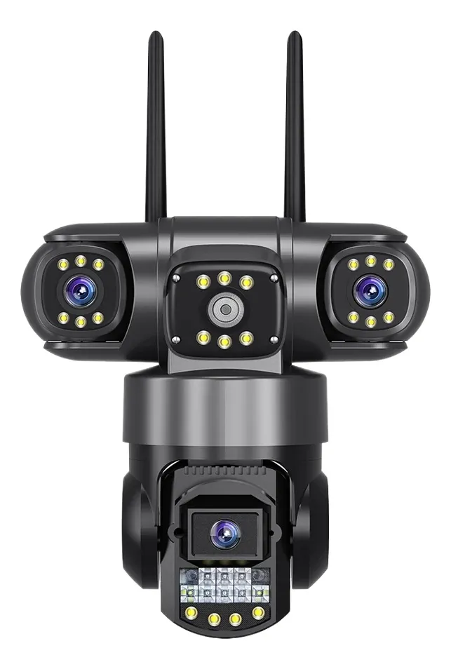 Cámara Ip Wifi V380 Pro Para Exteriore , Triple Lente SMQ11