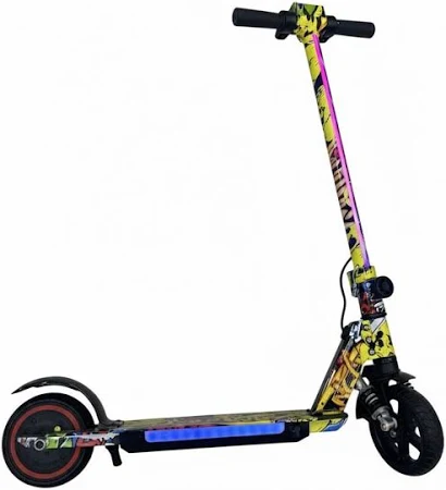 Patineta Eléctrica Para Niños luz Led Colores max15km Suspensión 