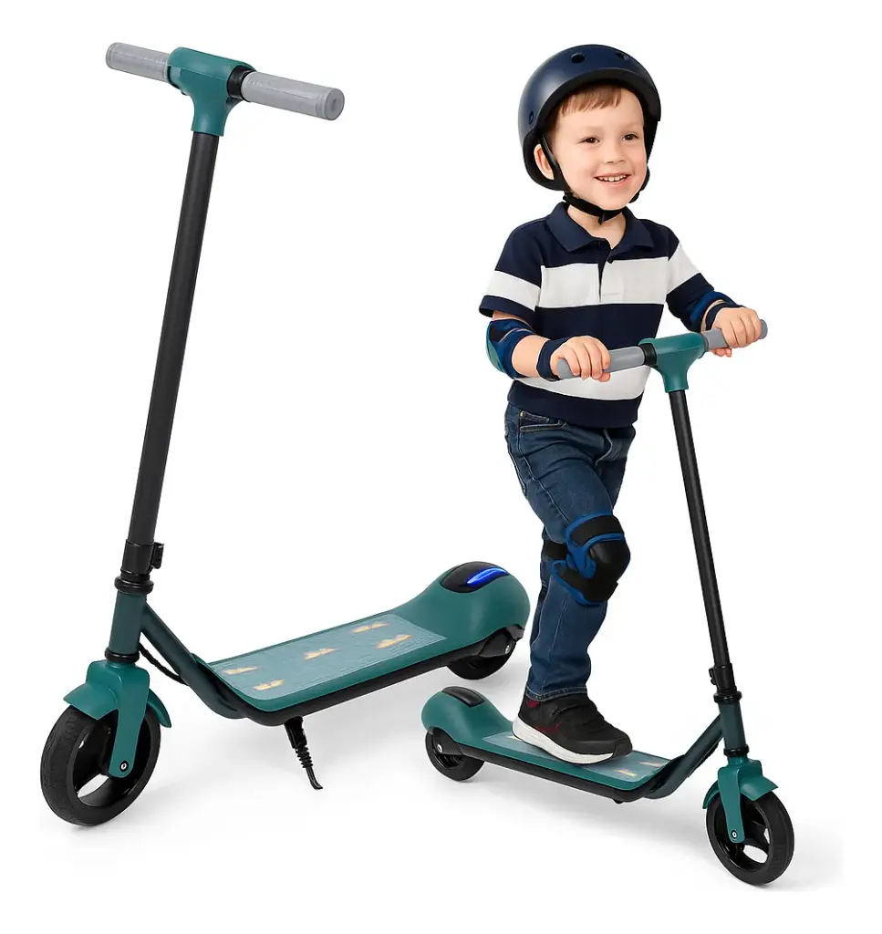 Patineta Eléctrica Scooter Niños Luces Led 130w Bluetooth