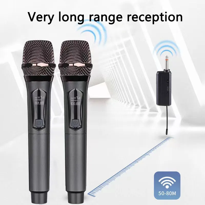 Micrófono Inalámbrico Profesional  Universal Doble