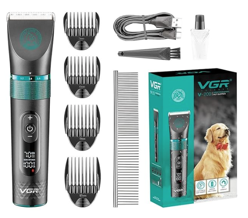 [tbh0041] Maquina Peluquera Canina Vgr V-209 Recargable Inalámbrica