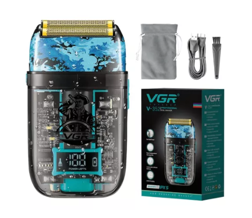 [tbh0121] Maquina De Afeitar Shaver Vgr352 Digital Profesional Barbera