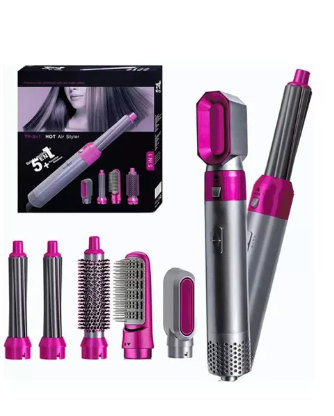 [tbh0183] Secador Ondulador Cepillo Hot Air Styler 5 En 1 Alisador Color Colores 110v