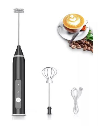 [tbh0186] Mini Batidor Eléctrico De Espuma Café Y Leche Recargable