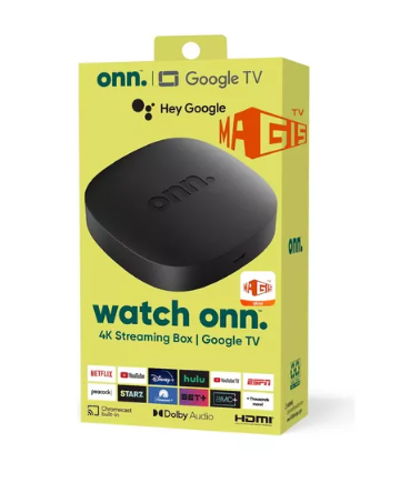 [tbh0188] Onn Tv 4k Streaming Tv Box 8gb Almac. 2 Gb Ram Asist. Google
