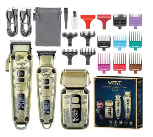 [tbh0217] Combo Barbero Profesional Vgr V-642