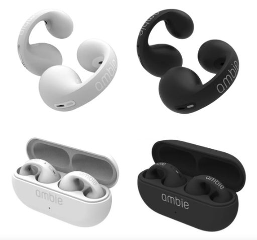 [tbh0229] Auriculares inalámbricos Bluetooth Ambie Sound Earcuffs, color negro