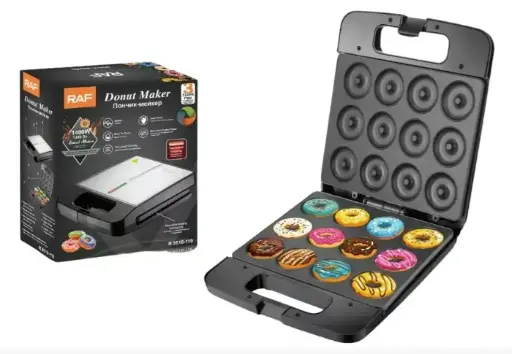 [tbh0405] Donut Maker Marca Raf 12 Donuts 110v 1400w