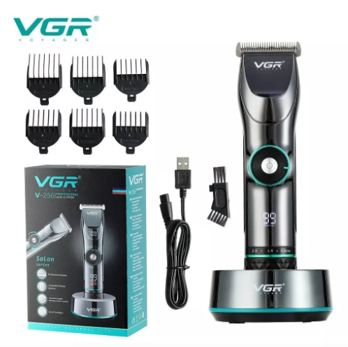 [tbh0411] Maquina Corta Pelo Barba Vgr V-172 Grooming Kit 5 En 1 Usb Azul