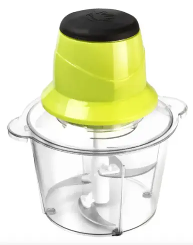 [tbh0445] Picatodo eléctrico motor 300W 110V cuchillas de acero inoxidable 1.5L color verde Energy Plus