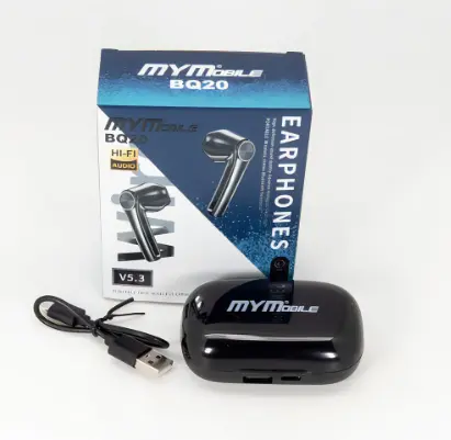 [tbh0455] Audífonos Bluetooth Bq 20 Mymobile 