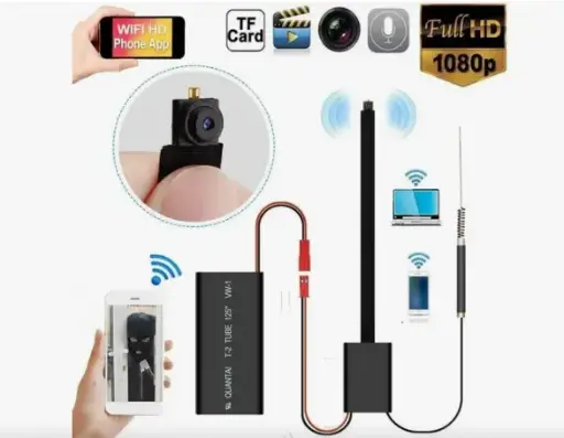 [tbh0466] Cámara Mini Espía De Seguridad Wifi Hd Con Microfono Nb10