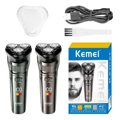 [tbh0530] Máquina Afeitadora Eléctrica Shaver Kemei KM-2804