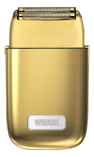 [tbh0542] Maquina Rasuradora Wmark Ng-989 Inalámbrica Con Repuesto Dorada