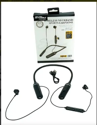 [tbh0559] Audífonos Deportivos Bluetooth K1688 Mymobile Color Negro