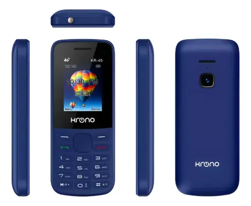 [tbh0563] Celular Flecha Krono 4g Doble Sim Camara Bluetooth Linterna Azul