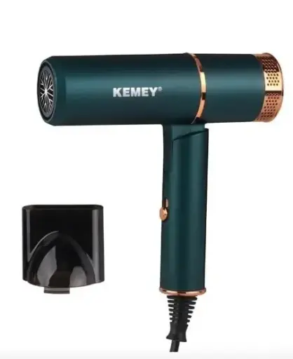 [tbh0577] Kemei Km 9825 Secador De Cabelo Elétrico Temperatura R Dobrá