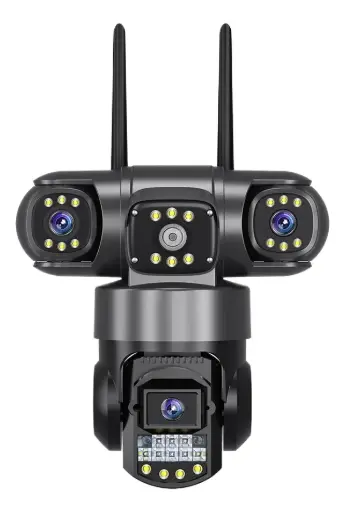 [tbh0594] Cámara Ip Wifi V380 Pro Para Exteriore , Triple Lente SMQ11