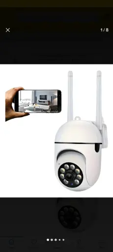 [tbh0632] Camara Robotica Doble Antena, 1080p, Wifi. V380 W8