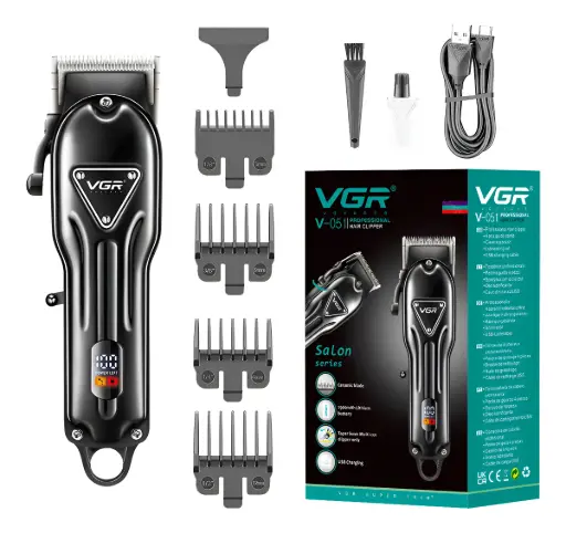 [tbh0634] Máquina Cortar Pelo Profesional Inalambrica Vgr V-051 Usb Color Negro