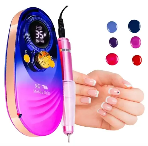 [tbh0668] Pulidor Inalámbrico De Uñas Pro Colores Sg706 110v