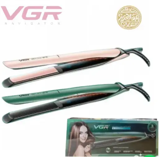 [tbh0669] Plancha de cabello profesional VGR v-513 Alisadora de cerámica