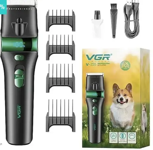 [tbh0686] Máquina cortar pelo mascotas perro VGR V-225 luz 7000RPM