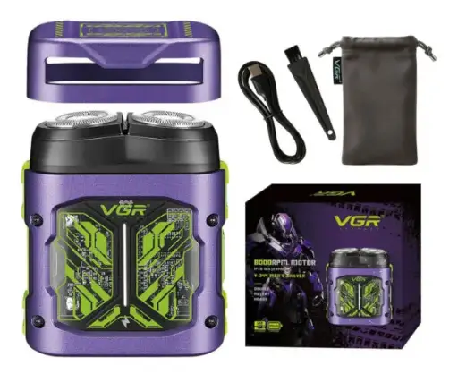 [tbh0703] Afeitadora Eléctrica Para Hombre Cabezal Magnético Vgr V-344